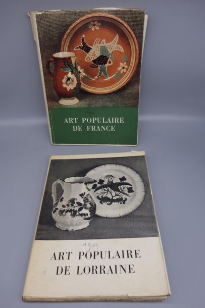 null L'art populaire de Lorraine 1966. JOINT : L'art populaire de France 1960.
