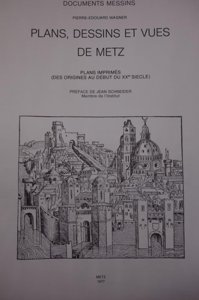 null Le symbolisme de la croix de Lorraine, 1948. JOINT : Documents Messins (plans,...
