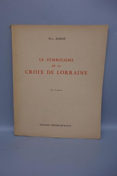 null Le symbolisme de la croix de Lorraine, 1948. JOINT : Documents Messins (plans,...