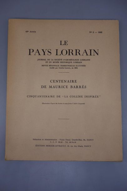 null La Lorraine affranchie 1916. JOINT : Le pays Lorrain n° 1 et 3.