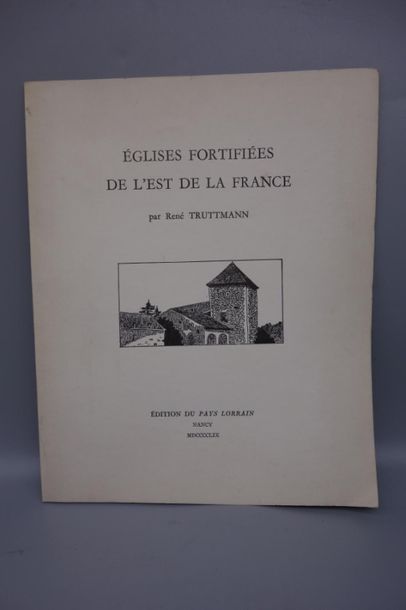 null Églises fortifiées de l'Est de la France 1959. JOINT : L'abbaye Notre Dame de...