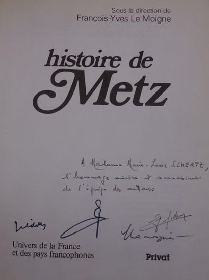 null La place d'armes de Metz 1927. JOINT : Histoire de Metz de Privat.