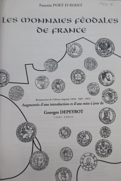 null POEY D'AVANT	
MONNAIES FEODALES DE FRANCE ; réedition Florange brochée , 3 volumes...