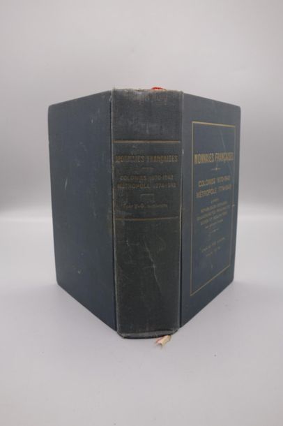 null VICTOR GUILLOTEAU	
MONNAIES FRANCAISES, original de 1943, 830 pages dont 330...