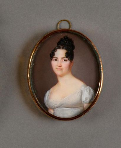 null DELAPLACE Jacques - Louis - Antoine (Vernon 1767 - après 1832)
Portrait de Madame...