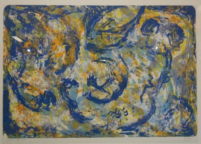 null Jean Raine (1927-1986)
Narcisse à fleur de peau, 1984
Lithographie couleurs
Signé...