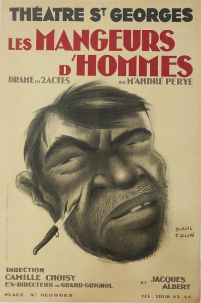 null D'après Paul Colin (1892-1985).
Ensemble de 4 affiches lithographiques: Les...