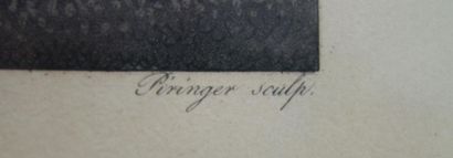 null Benedikt PIRINGER (1780-1826)
Vue des vestiges romains de l'aqueduc de Beaunant....