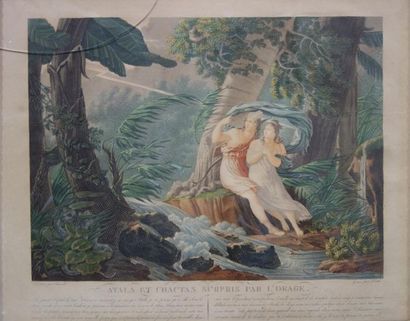 null Ecole française du XIXe siècle
Suite incomplète de 4 gravures relatives à l'histoire...