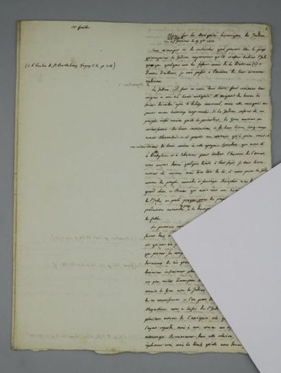 null [INDIENS]. BARBIÉ DU BOCCAGE, Jean-Denis (1760-1825), géographe et cartographe,...