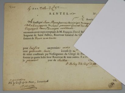 null [AMÉRIQUE - JÉSUITES]. TIREMOIS DE SACY, Jean Pierre François Dominique (1689-1772),...
