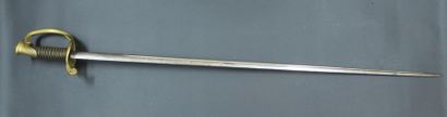 null Sabre 1845/55, lame type 1882, lame " MANUFACTURE NATIONALE ARMES DE CHATELLERAULT...