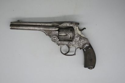 null Revolver, copie de S&W.320, barillet 6 coups à extracteur 11mms, poinçon liégeois...