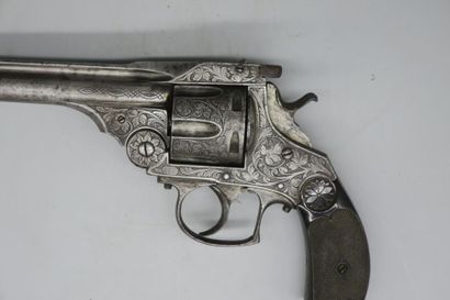 null Revolver, copie de S&W.320, barillet 6 coups à extracteur 11mms, poinçon liégeois...
