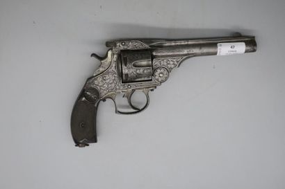 null Revolver, copie de S&W.320, barillet 6 coups à extracteur 11mms, poinçon liégeois...