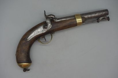 Pistolet d Marine, mod.1837, platine marquée...