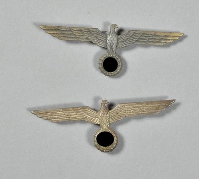 German breast insignia (metal eagles), set...