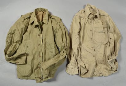 null Pièces d'uniformes français, de différentes époques, 20°siècle, lot de 6.