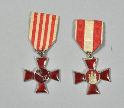 Croix des ETATS HANSEATIQUES. BREME.HAMBURG,...