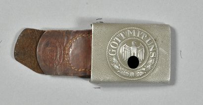 German belt plate, aluminium, 2nd war, marked...
