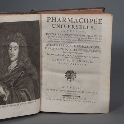 null LEMERY Nicolas. UNIVERSAL PHARMACOPY, containing the pharmaceutical compositions...