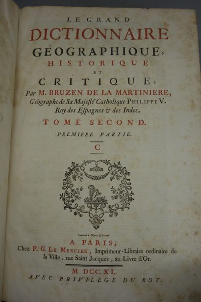 null BRUZEN FROM THE MARTINIÈRE. THE GREAT DICTIONARY OF GEOGRAPHY, HISTORY AND

CRITICAL....