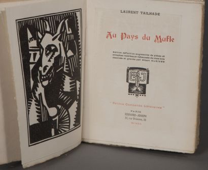 null TAILHADE Laurent. AU PAYS DU MUFLE. PARIS, ÉDOUARD - JOSEPH, 1920. Un volume,...