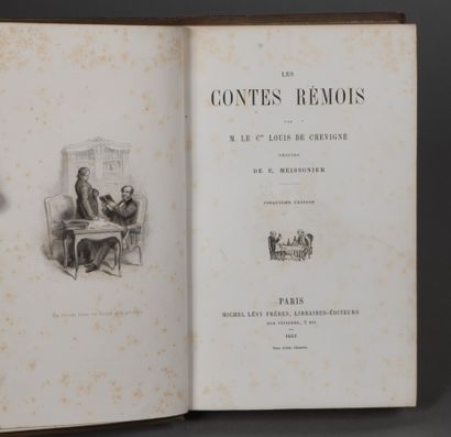 null HORNED The Count Louis de. THE TALES OF REIMS. PARIS, MICHEL LÉVY FRÈRES, 1861....