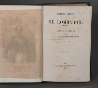 null CESENA Amédée de. CAMPAGNE DE PIÉMONT ET DE LOMBARDIE EN 1859. PARIS, GARNIER...