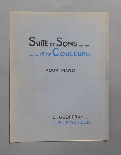 null POUYAUD R. - GEOFFRAY C. SUITE DE SONS - - - - ET DE COULEURS POUR PIANO. MOLY...