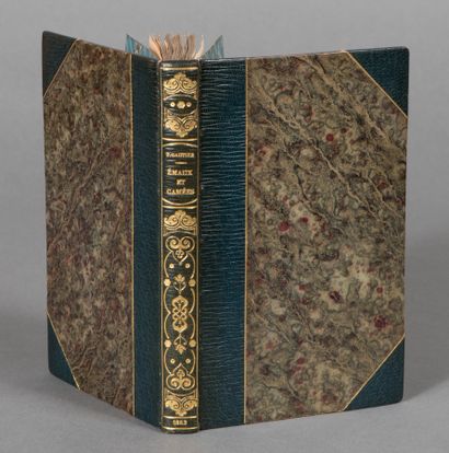 null GAUTIER Théophile. ÉMAUX ET CAMÉES. PARIS, EUGÈNE DIDIER, 1852. Un volume, in-16,...