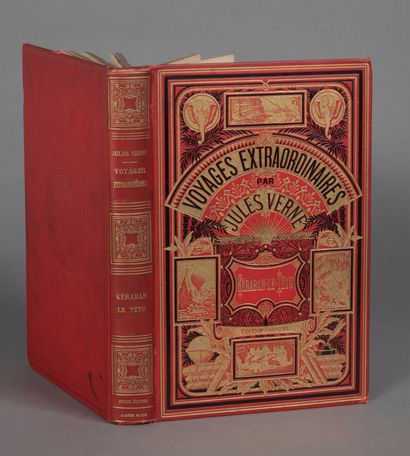 null LOCK Jules. KERBAN - THE - STUBBORN. PARIS, HETZEL, n. d. (1893). A volume,...