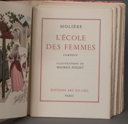 null MOLIÈRE. OEUVRES COMPLÈTES. PARIS, ARC - EN - CIEL, 1953 - 1955. Douze volumes,...