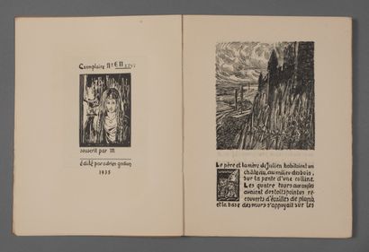 null FLAUBERT Gustave. SAINT JULIEN L'HOSPITALIER. Illustrated by Adrien Godien....