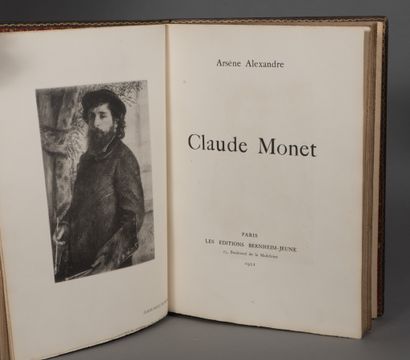 null [Claude MONET] - Arsène ALEXANDRE. Claude MONET. PARIS, ÉDITIONS BERNHEIM -...