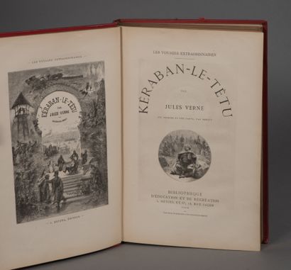 null LOCK Jules. KERBAN - THE - STUBBORN. PARIS, HETZEL, n. d. (1893). A volume,...