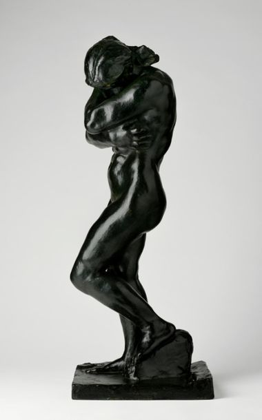 null Auguste Rodin (1840-1917).
Eve, petit modèle- modèle à la base carrée et aux...