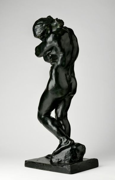 null Auguste Rodin (1840-1917). 
 Eve, small model- model with square base and flat...
