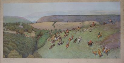 After Cecil ALDIN (1870 - 1935)
The hunting...