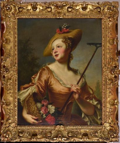 null GOUDREAUX Pierre Louis (Attributed to) 
Paris 1694 - Mannheim 1731
La belle...