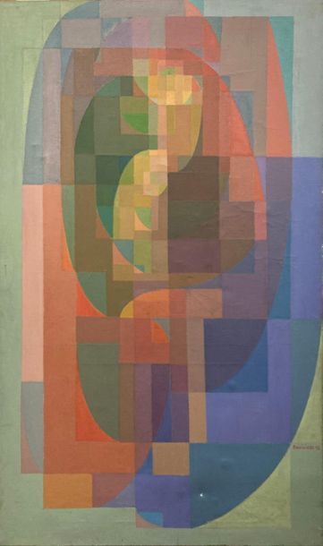 Robert BAUDINIERE (1919)
Composition, 1952.
Huile...