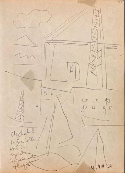 Fernand Léger (1881-1955).
Le pont transbodeur...