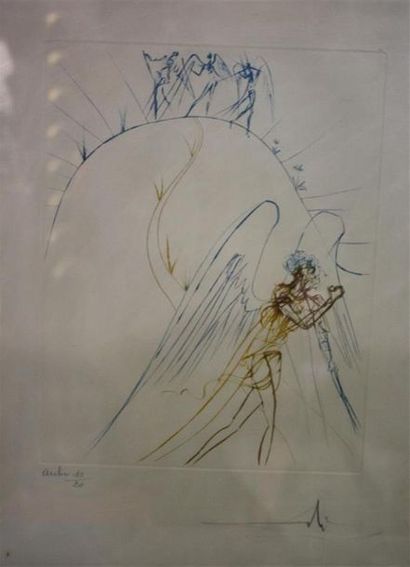 Salvador Dali (1904-1989) D'après 
Composition...