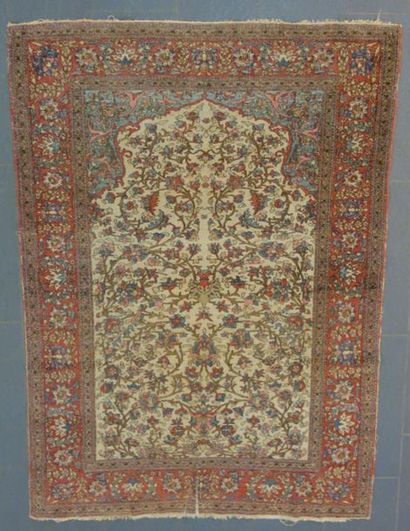 TAPIS PERSAN NADJAFABAD 
CHAINE TRAME COTON...