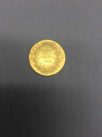 1 coin of 10 gold francs 1862. Gross weight:...