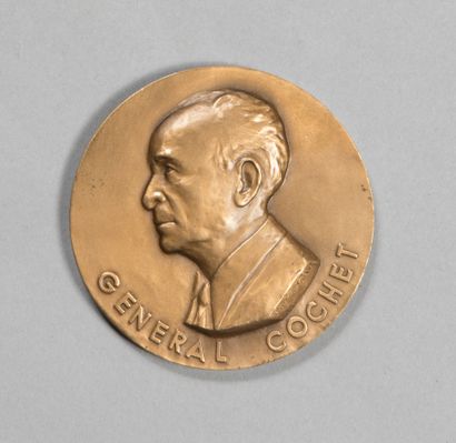 null Médaille du général pilote et résistant COCHET. 1915.1940.194.