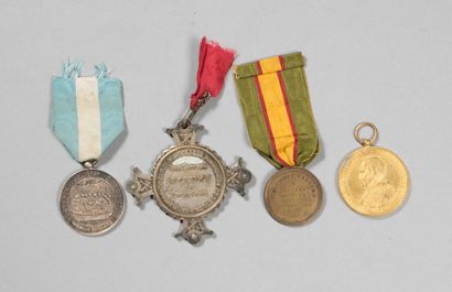 null Vatican and French dioceses, 4 medals