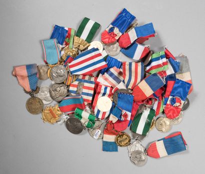 null France, médailles civiles, lot de 37..