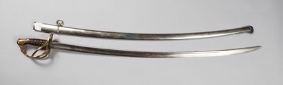 null Officer's saber 1822, without watermark, blade "COULAUX&CIE". KLINGENTHAL",...