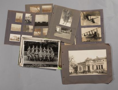 null Polish Air Force 1st war and 20's, lot of captioned photos of airmen and planes,...